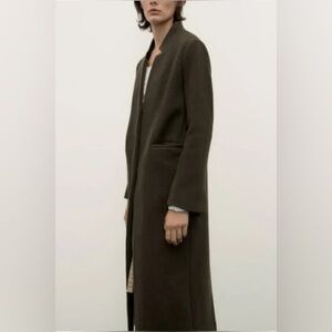Zara Manteca wool bland coat